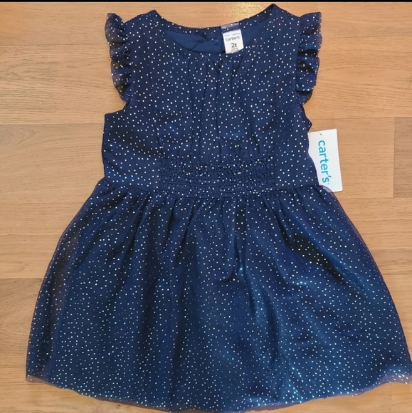Carter's Other - Special Occasions Navy Blue Toddler Dress